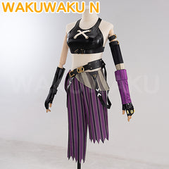 Jinx Cosplay Costume Anime Arcane Women LOL Arcane Jinx Cosplay Costume Plus Size