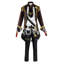 【In Stock】【XS-3XL】WakuWaku-R Diluc Ragnvind Cosplay Game Genshin Impact Black Suit Halloween