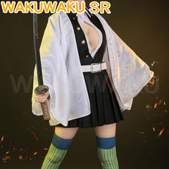 WakuWaku-SR Kanroji Mitsuri Cosplay Anime Costume Demon Women Uniform