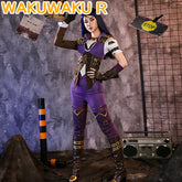 Caitlyn Cosplay Costume Game LOL Cosplay WakuWaku-R lol Caitlyn Arcane Cosplay Women Christmas Costume Plus Size