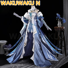 【S-2XL】WakuWaku-N Game Genshin Impact Anastasya Feodorovna Snezhnaya Cosplay