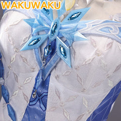 【S-3XL】WakuWaku Anastasya Feodorovna Snezhnaya Costume Game Genshin Impact