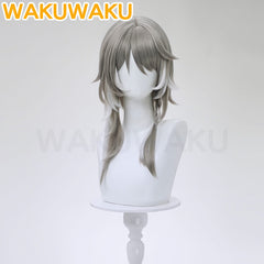 Cipher Wig Game Honkai: Star Rail WakuWaku Women Cute Gray Hair Cipher Cosplay High Heat Resistant Wig