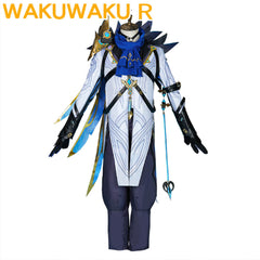 WakuWaku-R Game Genshin Impact Dottore Cosplay Fatui Men Zandik The Doctor Costume