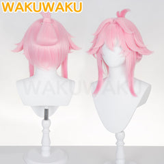 【In Stock】WakuWaku Game Honkai: Star Rail Evanescia Wig HSR Women Pink Hair