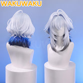 WakuWaku Game Wuthering Waves Galbrenr Wig Cosplay Women Blue 35cm Hair