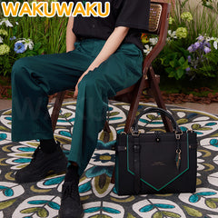 【Official】AI Haitham Doujin Bag Cosplay Game Genshin Impact WakuWaku Itabag School Bag AI Haitham Cosplay Props Christmas