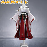 【S-2XL】WakuWaku-R Game Wuthering Waves Hiyuki Costume Red Dress