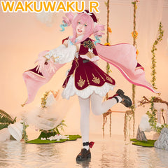 Hyacine Cosplay Costume Game Honkai: Star Rail WakuWaku-R HSR Women Cute Dress Hyacine Costume Amphoreus Cosplay