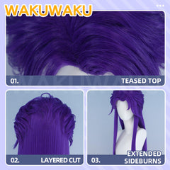 Game The Freak Circus Cosplay Jester Cosplay Wig