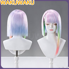 【In Stock】WakuWaku Lucy Rebecca Cosplay Wig Anime Green Long Hair