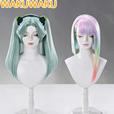 【In Stock】WakuWaku Lucy Rebecca Cosplay Wig Anime Green Long Hair