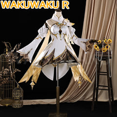 Game Genshin Impact Cosplay Traveler Lumine Costume