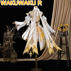 Game Genshin Impact Cosplay Traveler Lumine Costume
