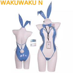 【In Stock】WakuWaku-N Folkwang Mary Soda Alice Cosplay Game Sexy Bunny Suit