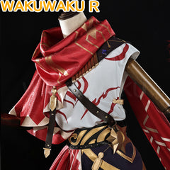 【In Stock】【S-2XL】WakuWaku-R Game Honkai: Star Rail Mydei Cosplay HSR Red Suit