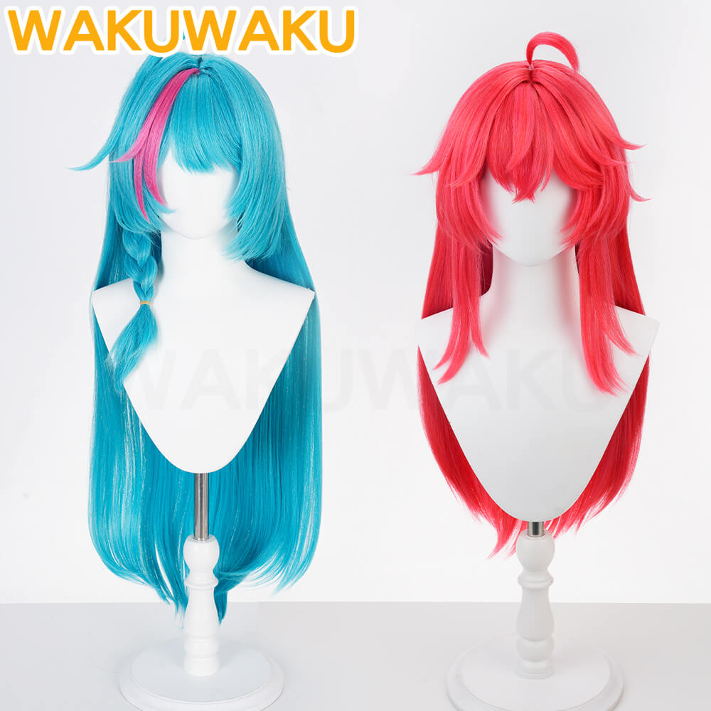 Game Neverness to Everness Nanally Collins Mint Cosplay Wig