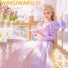 WakuWaku-R Women Princess Cosplay Dress Girl Girlhood Dream Pink Dress