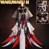 【Ready For Ship】WakuWaku-N Game Genshin Impact Ronova Cosplay Dress Ronova Ruler of Death