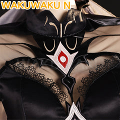 【Ready For Ship】WakuWaku-N Game Genshin Impact Ronova Cosplay Dress Ronova Ruler of Death