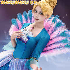 【S-3XL】WakuWaku-SR Rosella Princess Cosplay Dress Girl Girlhood Dream Peacock