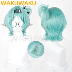 【In Stock】WakuWaku Game Zenless Zone Zero Roxy Cosplay Wig ZZZ Green Hair