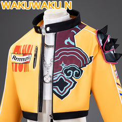 【Girls Ver】In Stock WakuWaku-N Movie Anime Kpop Killer Girls Cosplay Costume Yellow Series
