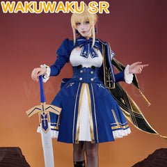 【In Stock】Game Honkai: Star Rail Saber Cosplay HSR Blue Dress