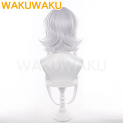 【In Stock】WakuWaku Game Neverness to Everness Sakir Wig Grey Long Hair 70cm