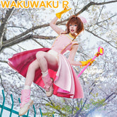 Anime Card Captor Sakura Cosplay Sakura Costume