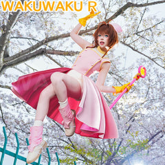 Anime Card Captor Sakura Cosplay Sakura Costume
