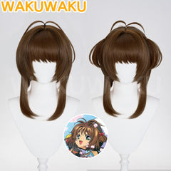 Sakura Cosplay Wig Anime Card Captor Sakura Brown Hair