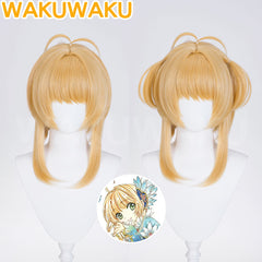 Sakura Cosplay Wig Anime Card Captor Sakura Yellow Hair