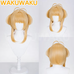 Sakura Cosplay Wig Anime Card Captor Sakura Yellow Hair