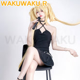Tsukiyomi Utau Concert Cosplay Costume Anime Shugo Chara Cosplay WakuWaku-R Women Sexy Black Dress Costume Utau Cosplay