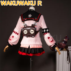 【In Stock】WakuWaku-R Game Zenless Zone Zero Ukinami Yuzuha Cosplay ZZZ Pink Dress