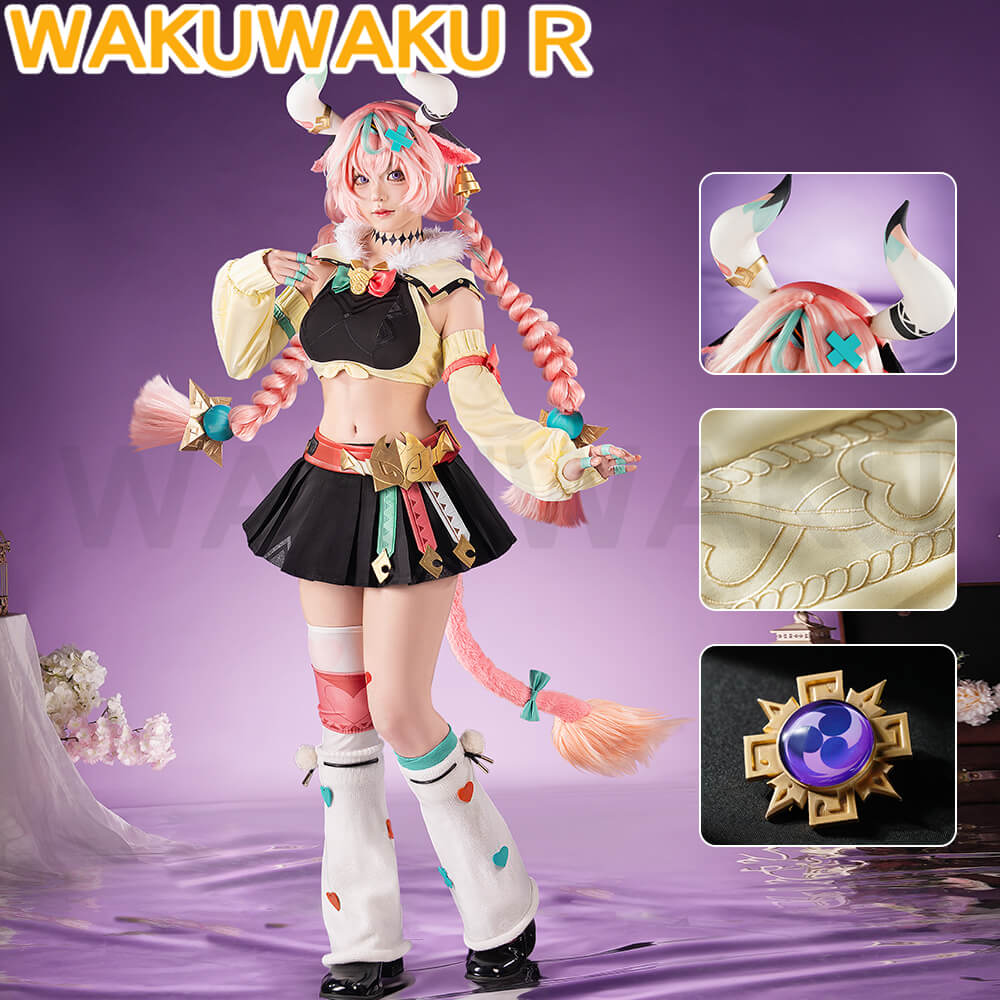 Game Genshin Impact Varesa Cosplay Costume Dress