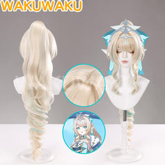 【In Stock】WakuWaku Game Genshin Impact Vesna Cosplay Wig Yellow Hair
