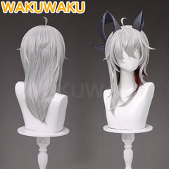 WakuWaku Game Wuthering Waves Zani Cosplay Wig Grey Long Hair