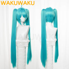 Miku Cosplay Wig Women Green Long Hair
