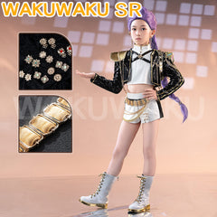 【Kids Version】Movie Anime KPOP KILLER Cosplay Costume GOLD SERIES Children Version