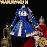 Saber Cosplay Game Honkai: Star Rail Cosplay HSR Saber Cosplay Costume Blue Dress Plus Size FATE Saber FGO