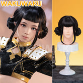 【Children Ver】In Stock Movie Anime Wig Cosplay WakuWaku Women Short Black Hair