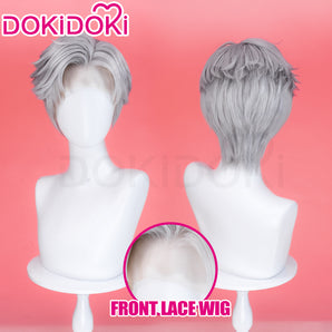【 Front Lace】DokiDoki Game Love and Deepspace Cosplay Qinche Wig Cosplay Qin Che Men Short Sliver