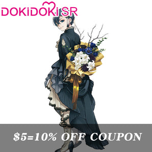 【POLL】$5 Deposit =$10 Coupon DokiDoki-SR Anime Cosplay Black Butler Kuroshitsuji Ciel Phantomhive Costume Oyster Dress