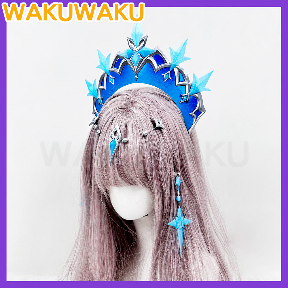 【In Stock】WakuWaku Game Genshin Impact Anastasya Feodorovna Snezhnaya Cosplay Wig