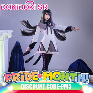 【Partial Ready For Ship】DokiDoki-SR Anime Puella Magi Madoka Magica Cosplay Akemi Homura Costume