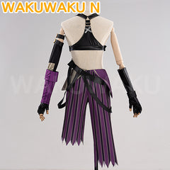 Jinx Cosplay Costume Anime Arcane Women LOL Arcane Jinx Cosplay Costume Plus Size