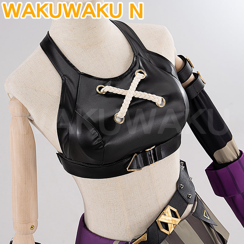 Jinx Cosplay Costume Anime Arcane Women LOL Arcane Jinx Cosplay Costume Plus Size