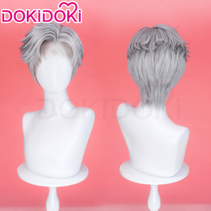 【 Front Lace】DokiDoki Game Love and Deepspace Cosplay Qinche Wig Cosplay Qin Che Men Short Sliver